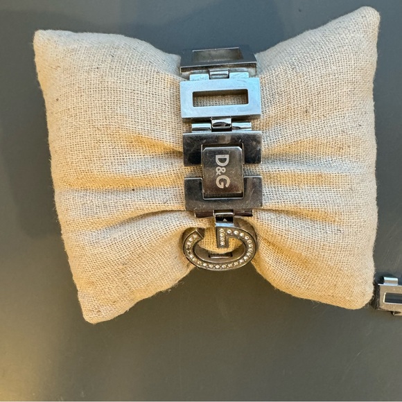 Dolce & Gabanna Silver Diamond Studded Watch - Picture 2 of 9